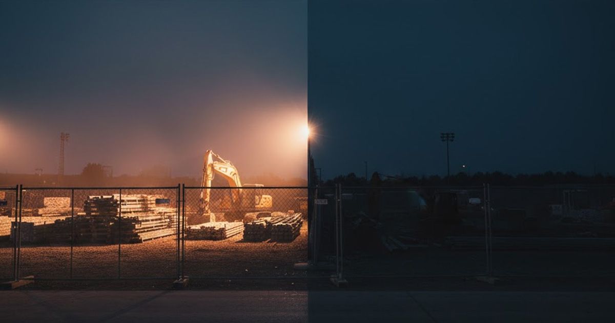 Active Monitoring vs. Motion-Only Cameras: What Actually Stops Construction Site Theft